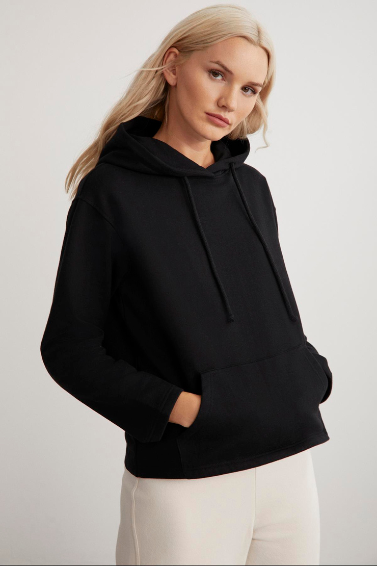 GAYLE  Oversize Siyah  Sweatshirt