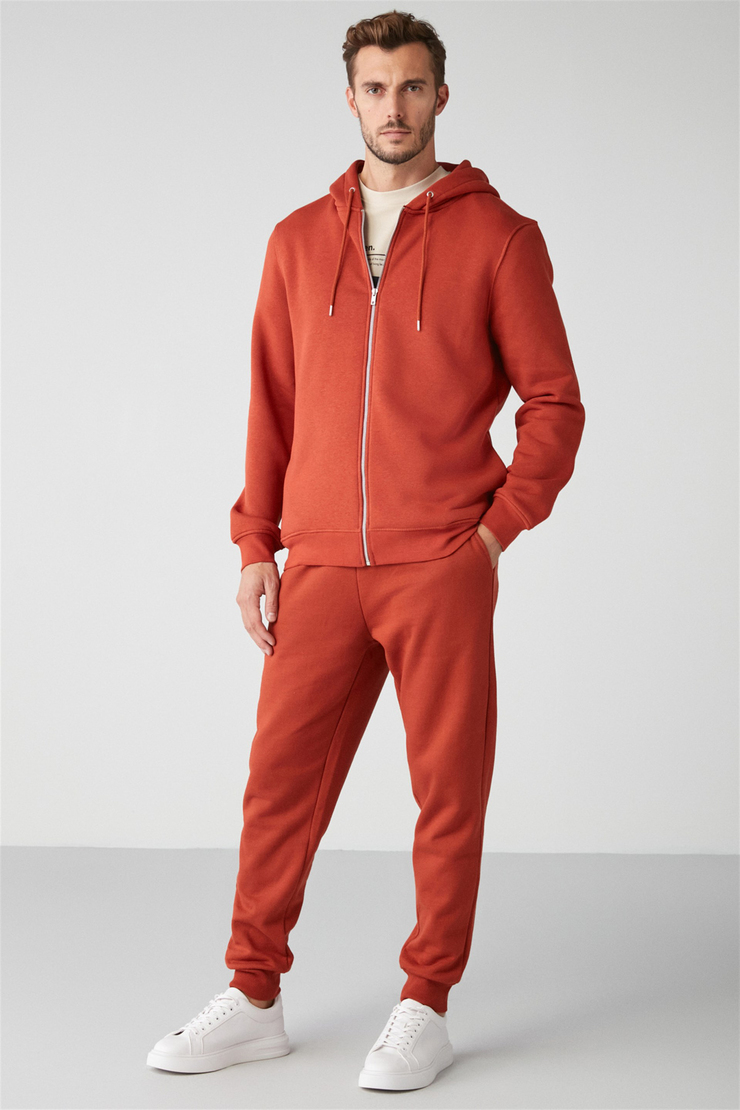 GERRY Örme Relaxed Kiremit Rengi  Sweatshirt