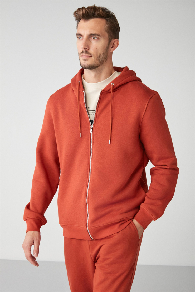 GERRY Örme Relaxed Kiremit Rengi  Sweatshirt