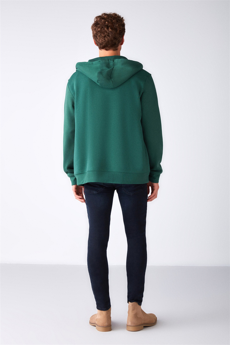 GERRY Örme Relaxed Yeşil  Sweatshirt