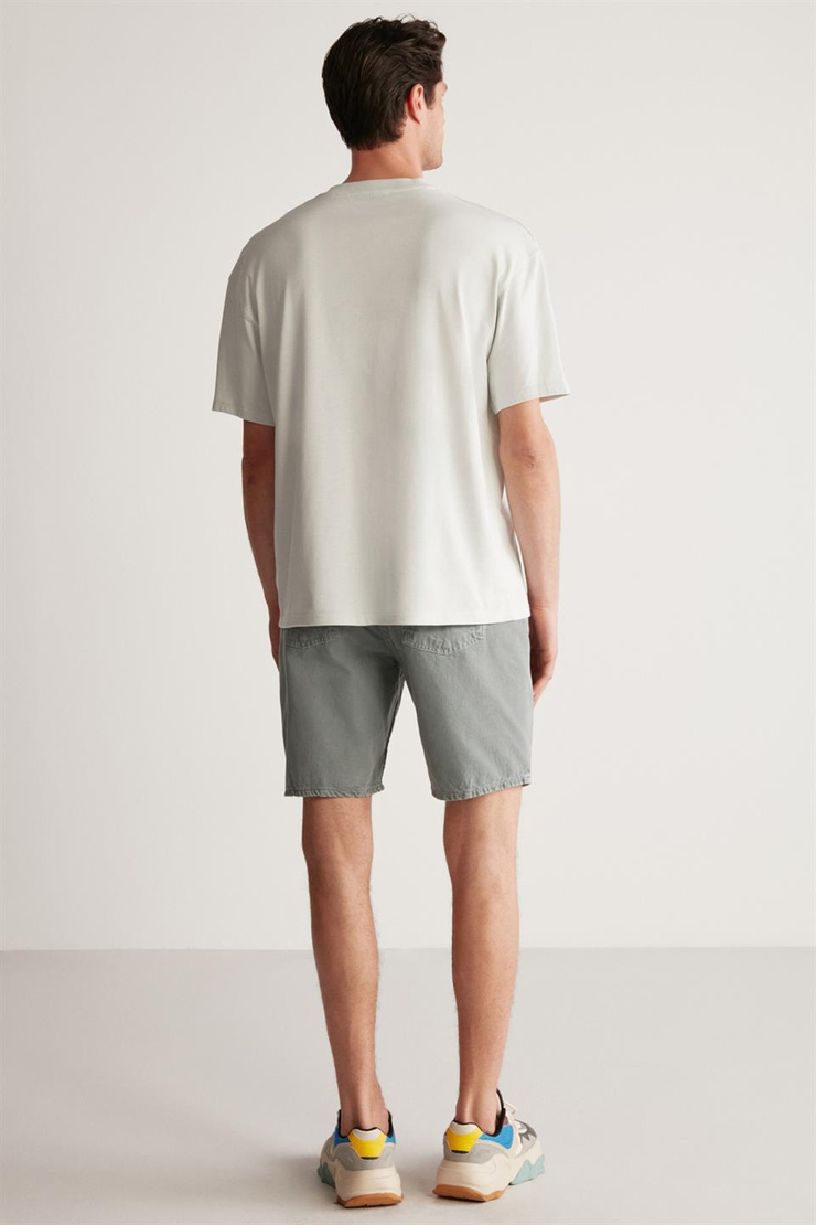 HARVEY Örme Oversize Mint Yeşil  T-Shirt
