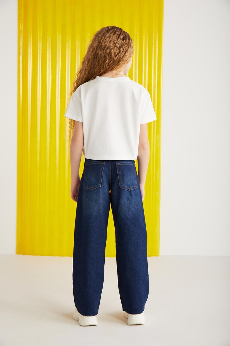 HEIDA  Boxy Beyaz Tekli T-Shirt