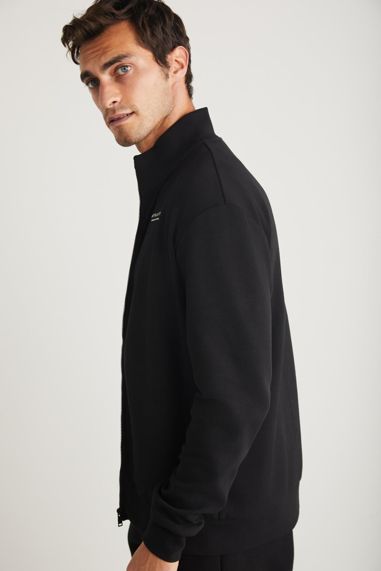 HERBERT Basic Relaxed Siyah Tekli Ceket