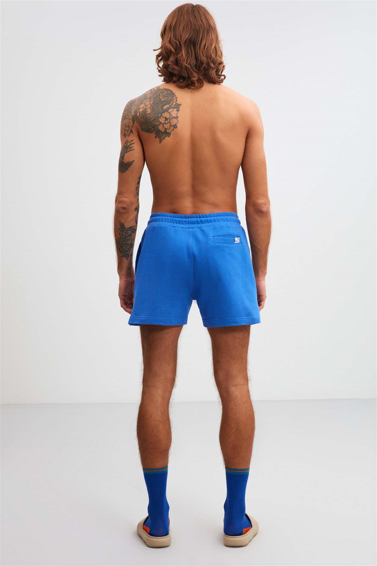 İDAHO Örme Relaxed Mavi  Şort