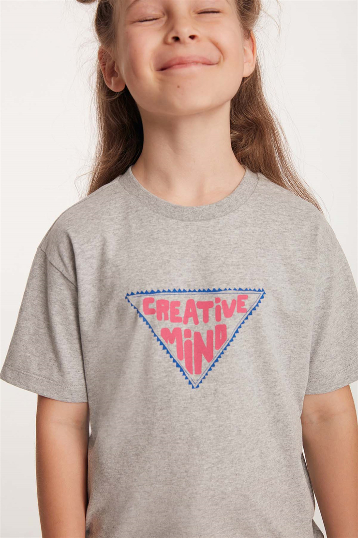 IDEA Örme Regular Fit Gri  T-Shirt