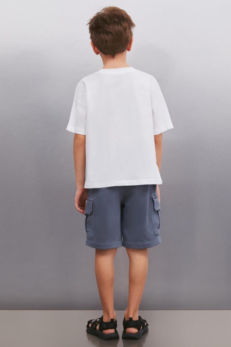 INIGO  Regular Beyaz Tekli T-Shirt