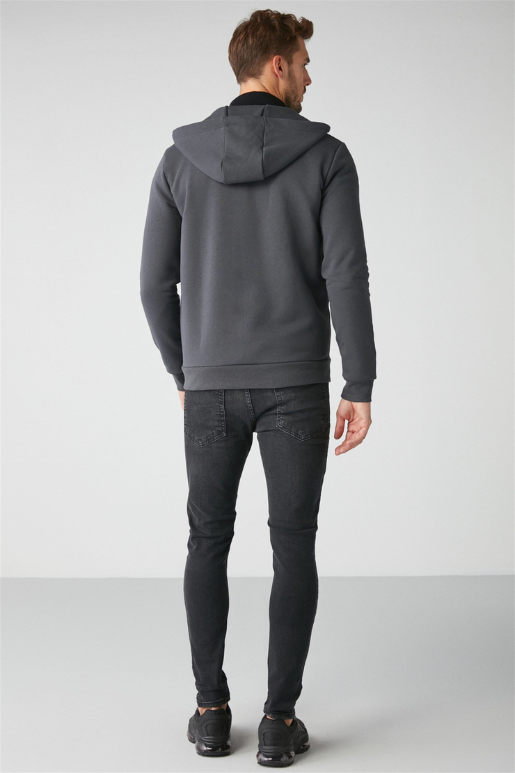 INSIDER Örme Comfort Koyu Gri  Sweatshirt