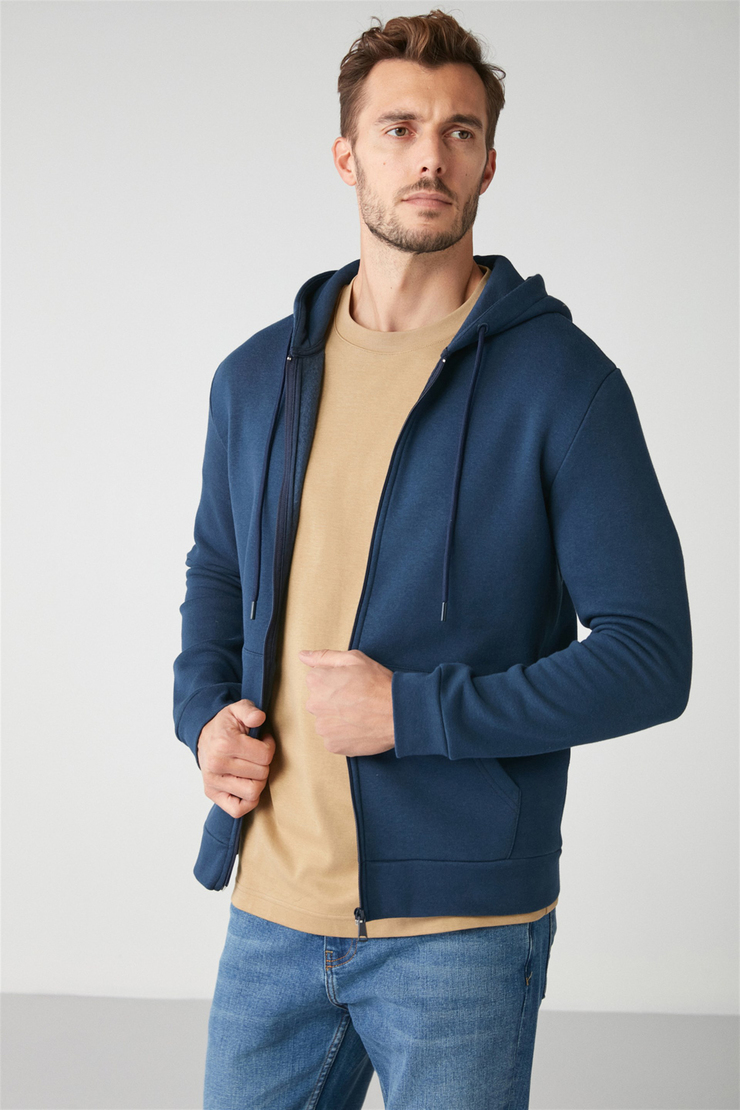 INSIDER Örme Comfort Lacivert  Sweatshirt