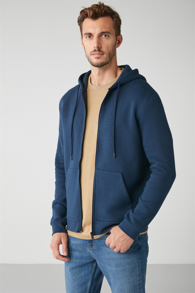 INSIDER Örme Comfort Lacivert  Sweatshirt