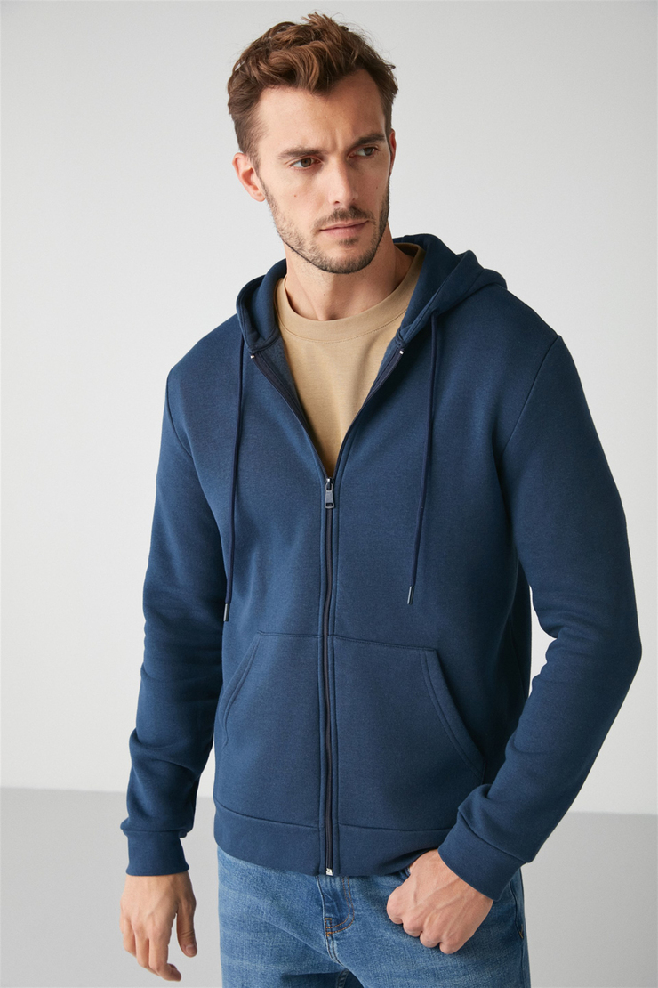 INSIDER Örme Comfort Lacivert  Sweatshirt