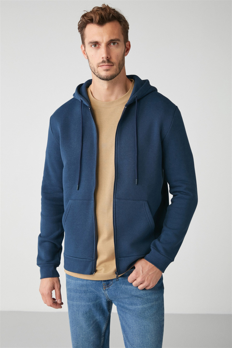 INSIDER Örme Comfort Lacivert  Sweatshirt