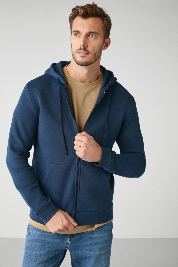 INSIDER Örme Comfort Lacivert  Sweatshirt