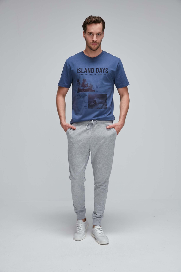 IVANO Relaxed Regular Grimelanj Tekli Eşofman Altı