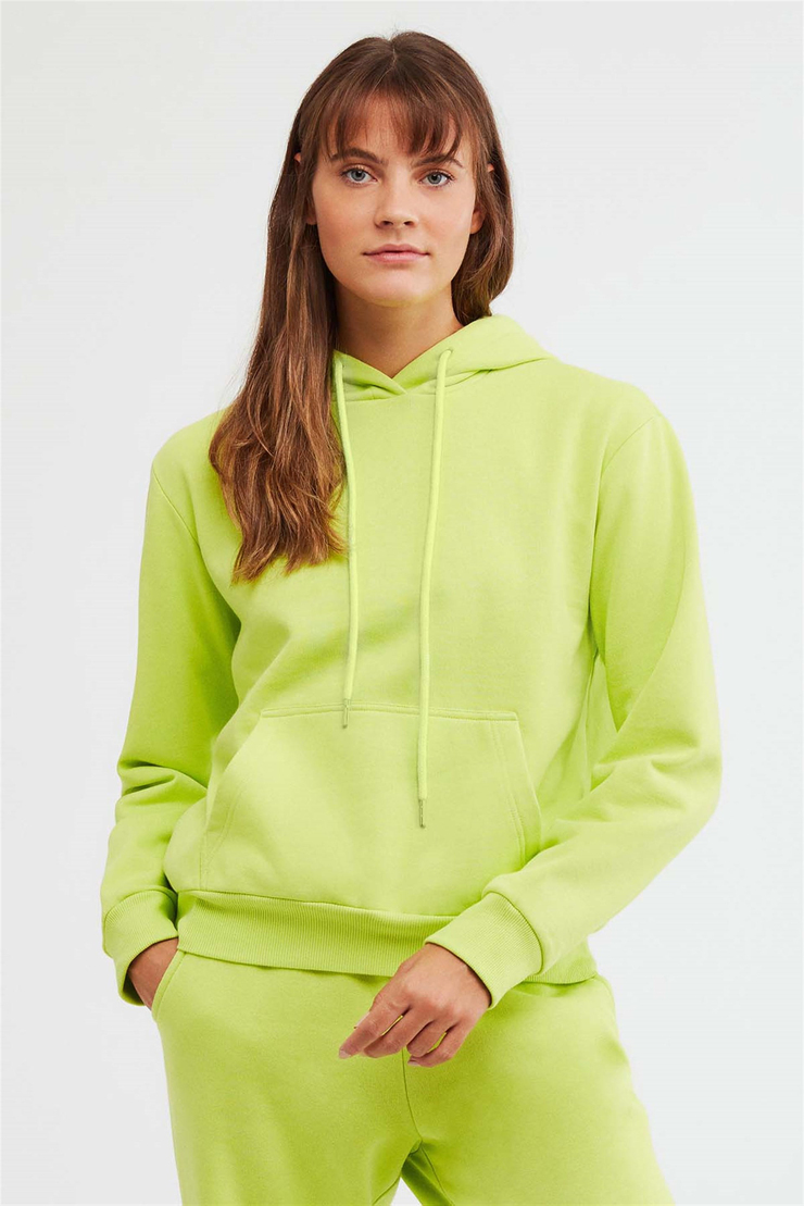 JANE Örme Comfort Fit Yeşil  Sweatshirt