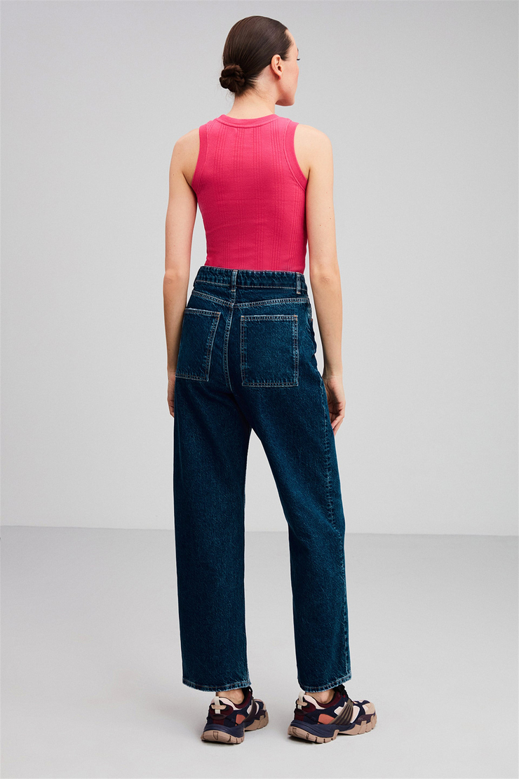 JANETTE Örme Fitted Fuşya  Atlet