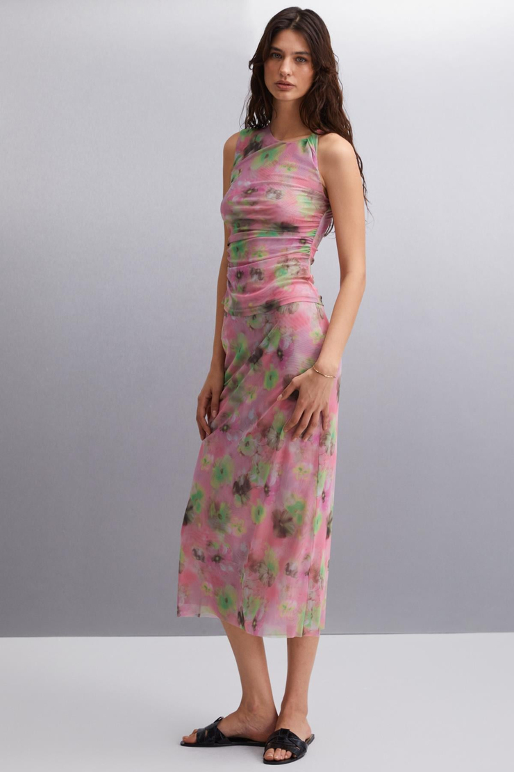 JAXIE Basic Slim Pembe Tekli Etek