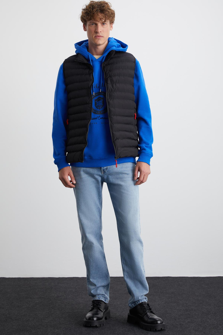 JELMER Basic Regular Siyah Tekli Mont