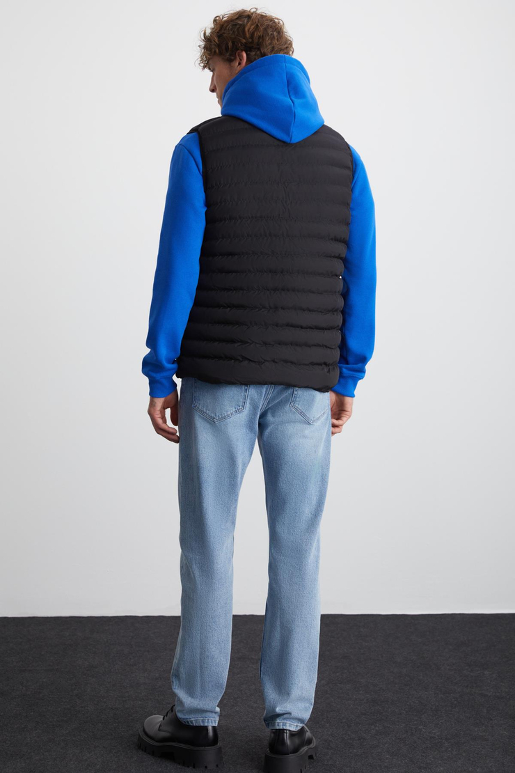 JELMER Basic Regular Siyah Tekli Mont