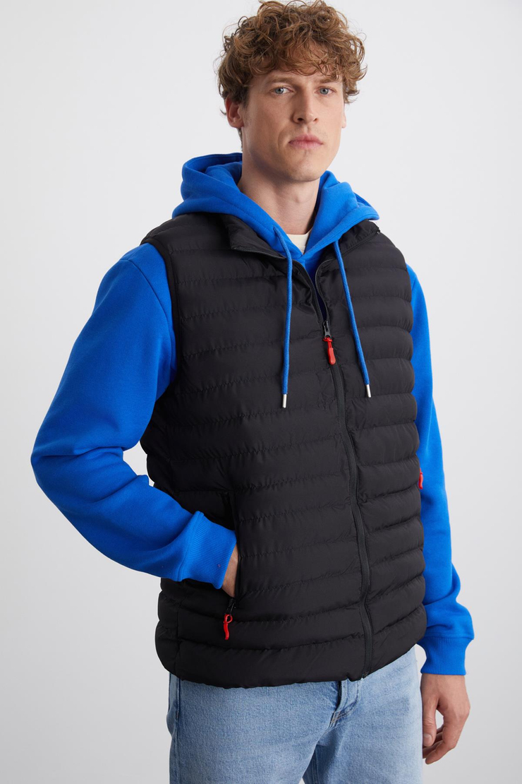 JELMER Basic Regular Siyah Tekli Mont