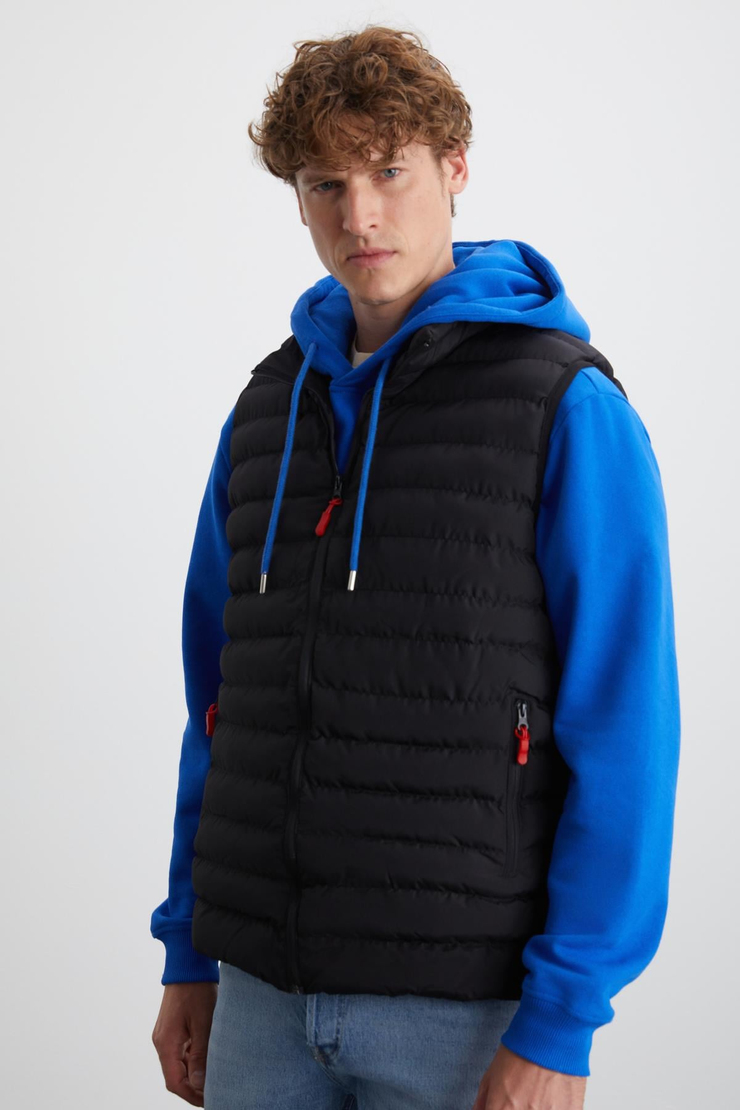 JELMER Basic Regular Siyah Tekli Mont