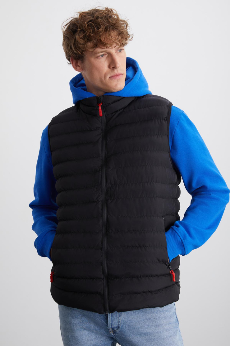 JELMER Basic Regular Siyah Tekli Mont
