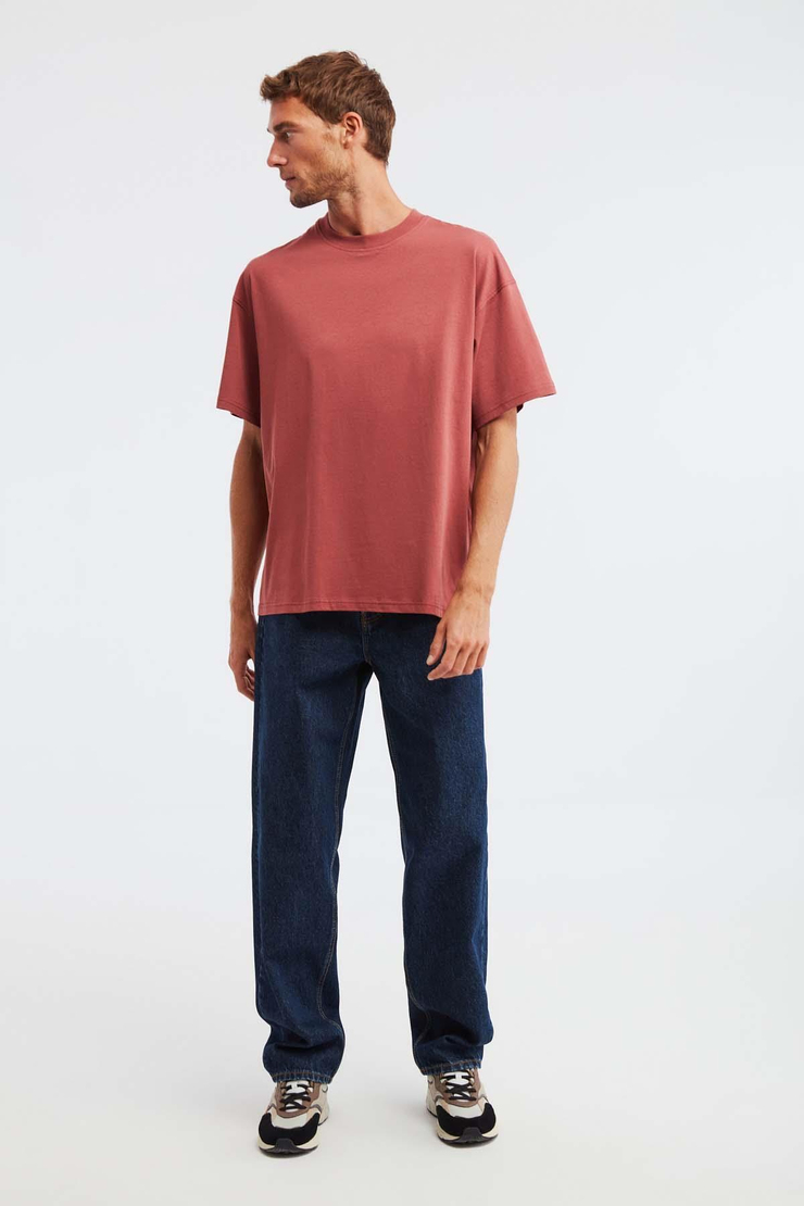 JETT  Oversize Kiremit Rengi  T-Shirt