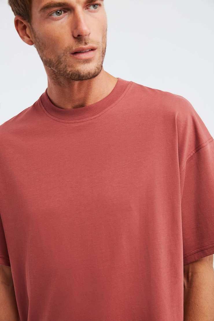 JETT  Oversize Kiremit Rengi  T-Shirt