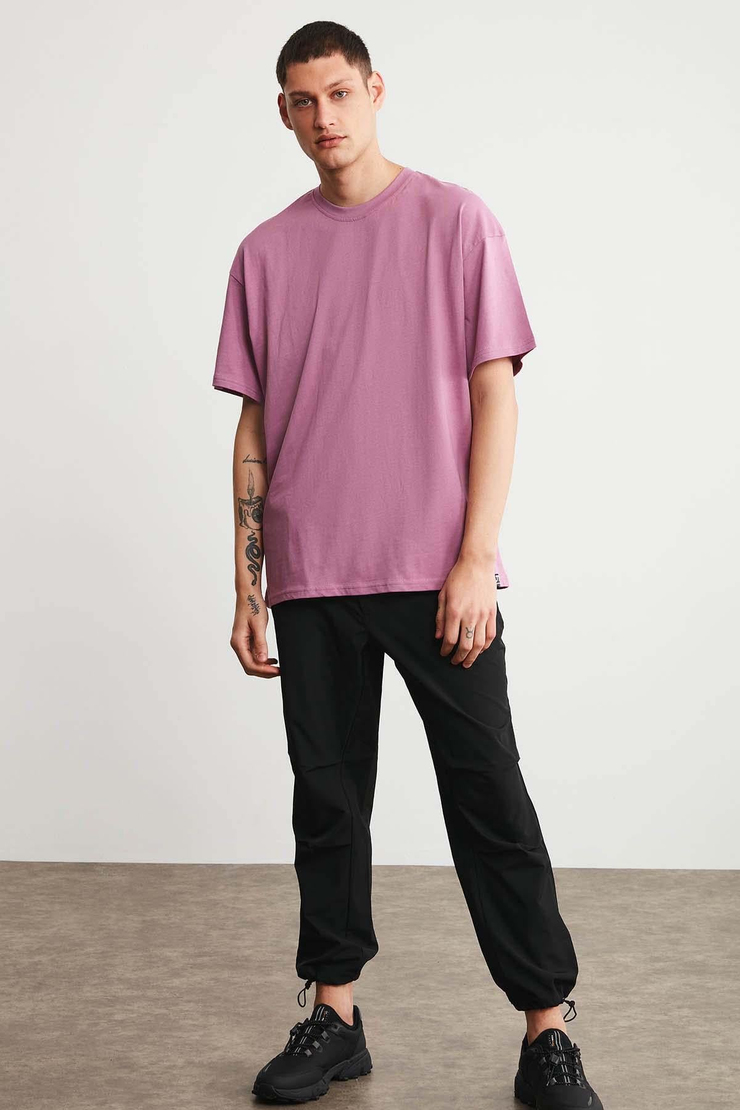 JETT  Oversize Pembe  T-Shirt