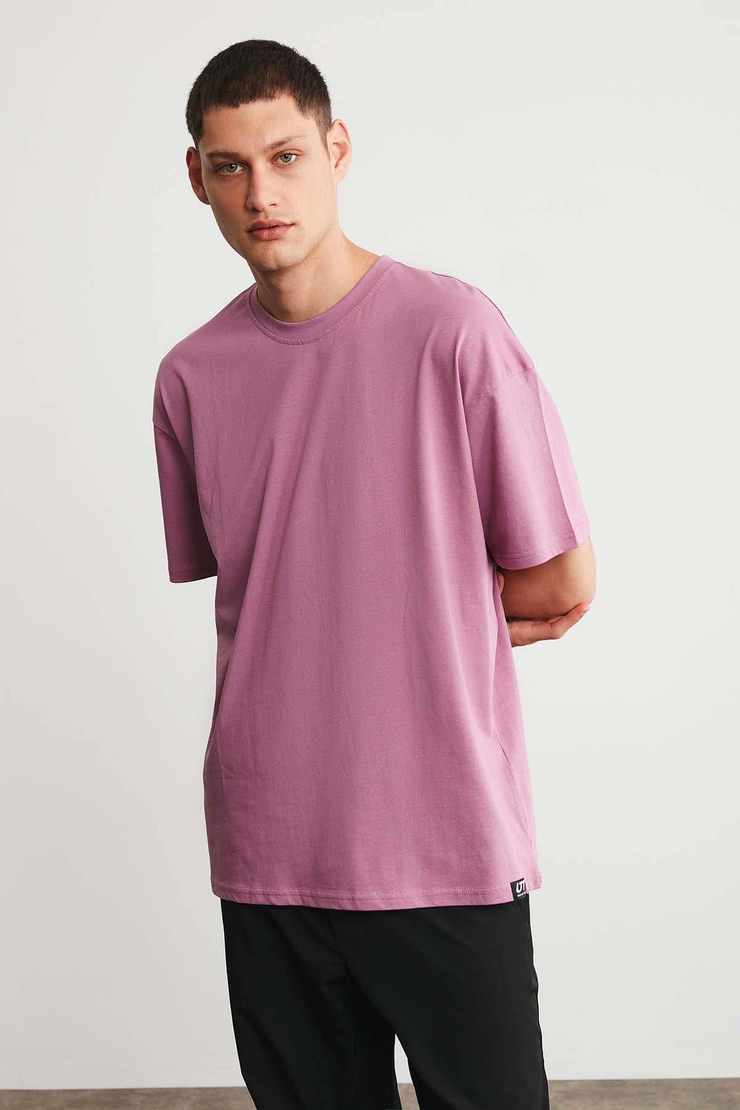 JETT  Oversize Pembe  T-Shirt