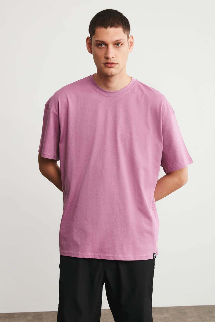 JETT  Oversize Pembe  T-Shirt