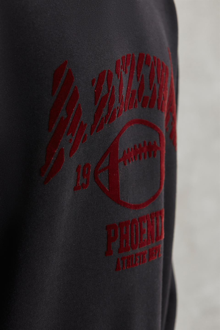 JOCHEN  Oversize Siyah  Sweatshirt