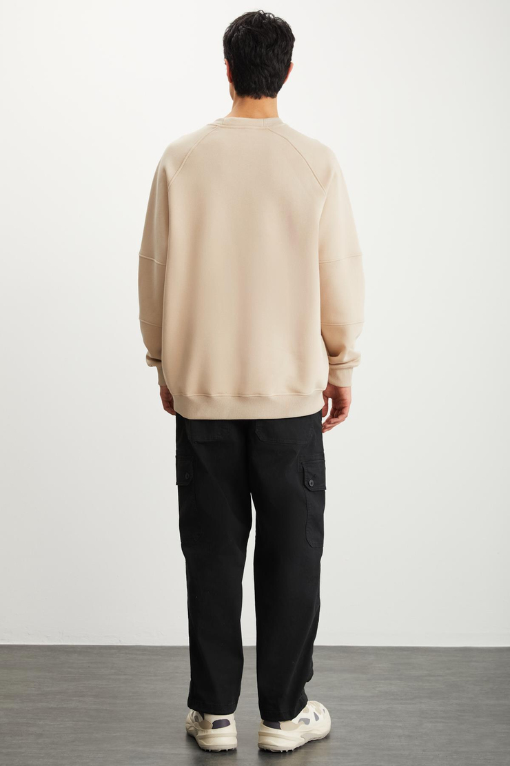 JOHHNY  Relaxed Vizon Tekli Sweatshirt