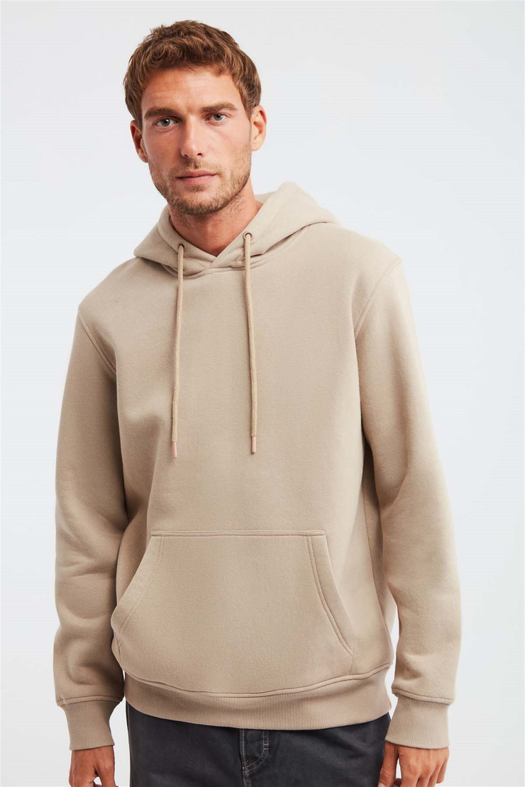 JORGE Örme Regular Bej  Sweatshirt