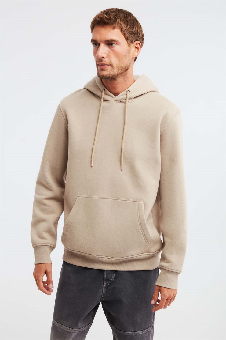 JORGE Örme Regular Bej  Sweatshirt