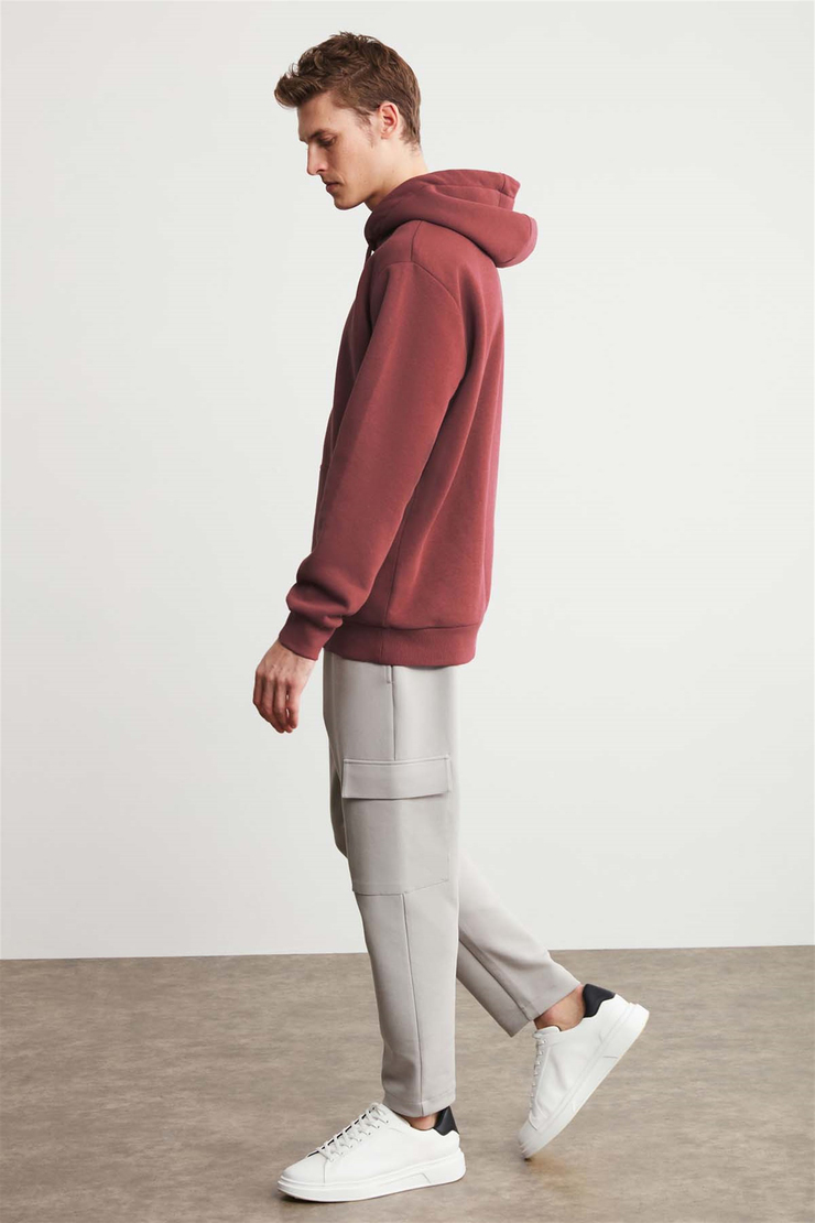 JORGE Örme Regular Kiremit Rengi  Sweatshirt