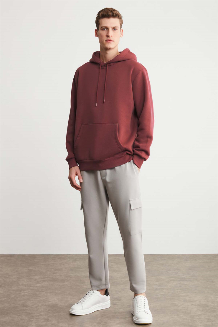 JORGE Örme Regular Kiremit Rengi  Sweatshirt