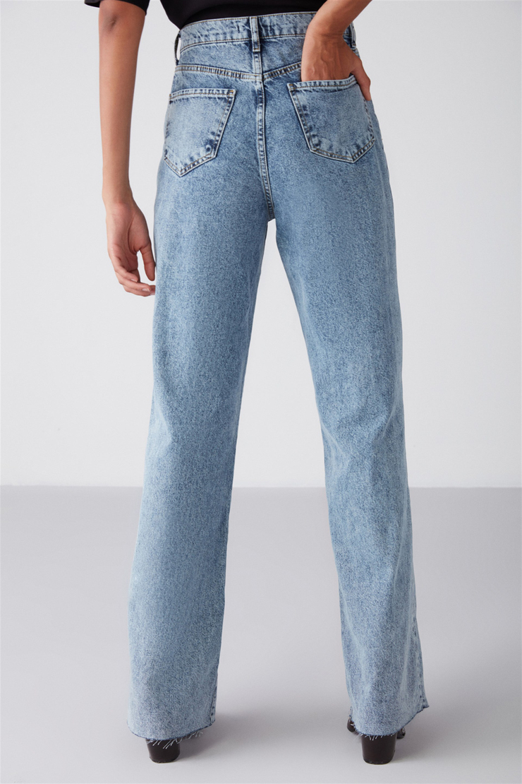 JULIET Denim Wide Leg Açık Mavi  Jeans