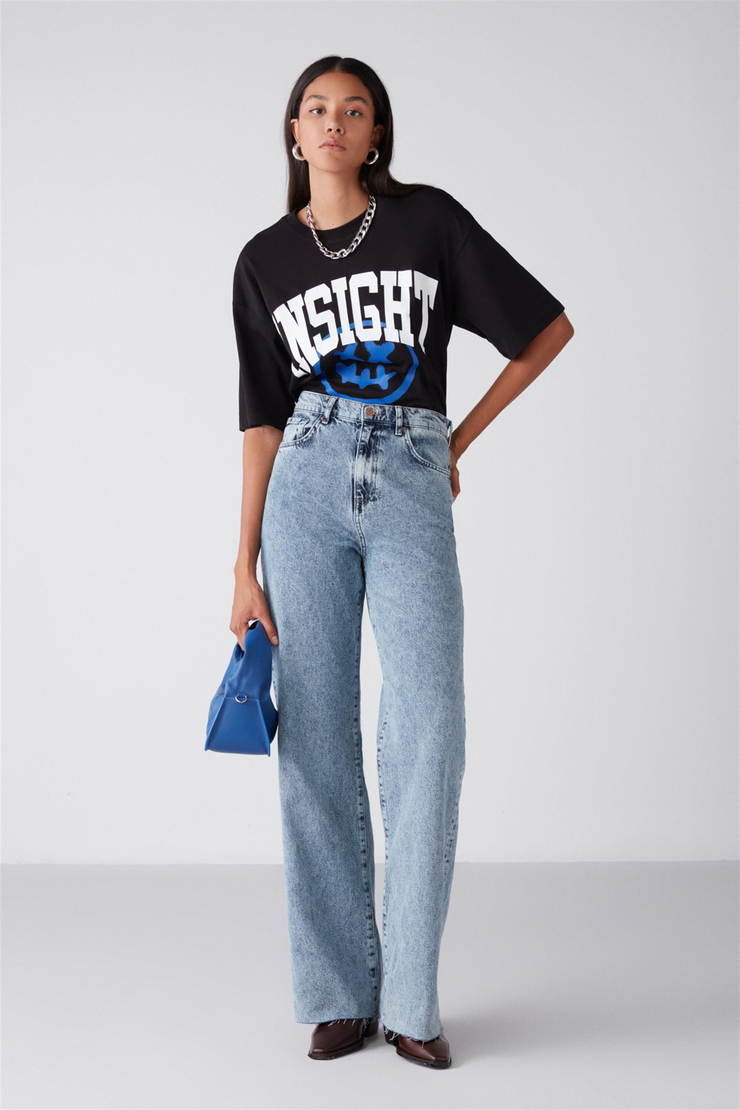 JULIET Denim Wide Leg Açık Mavi  Jeans