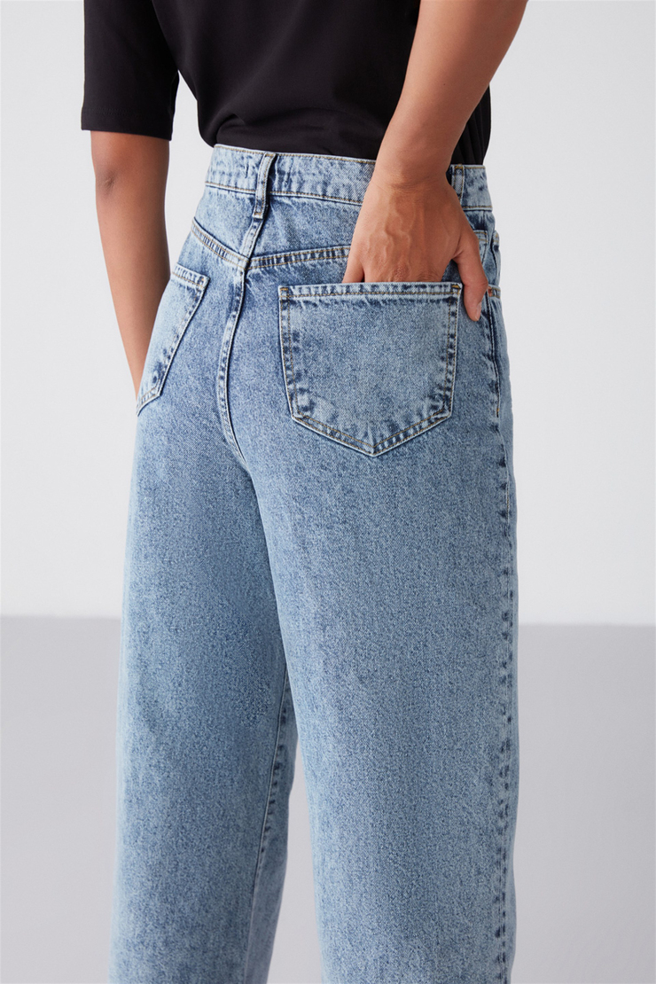 JULIET Denim Wide Leg Açık Mavi  Jeans