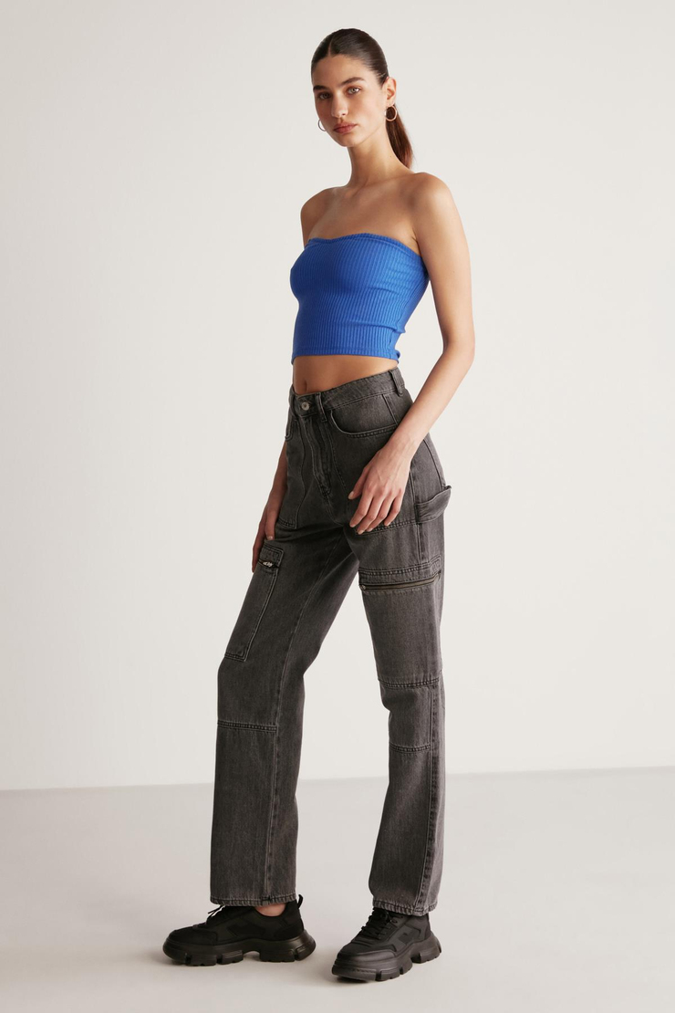 KEIRA Slim Slim Saks Mavi  Büstiyer