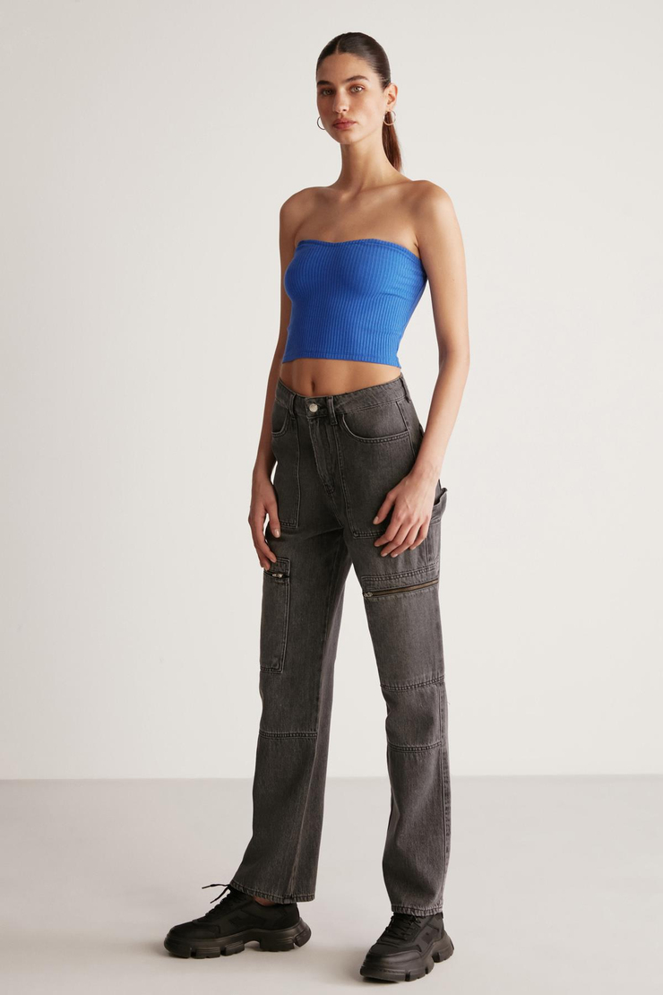 KEIRA Slim Slim Saks Mavi  Büstiyer