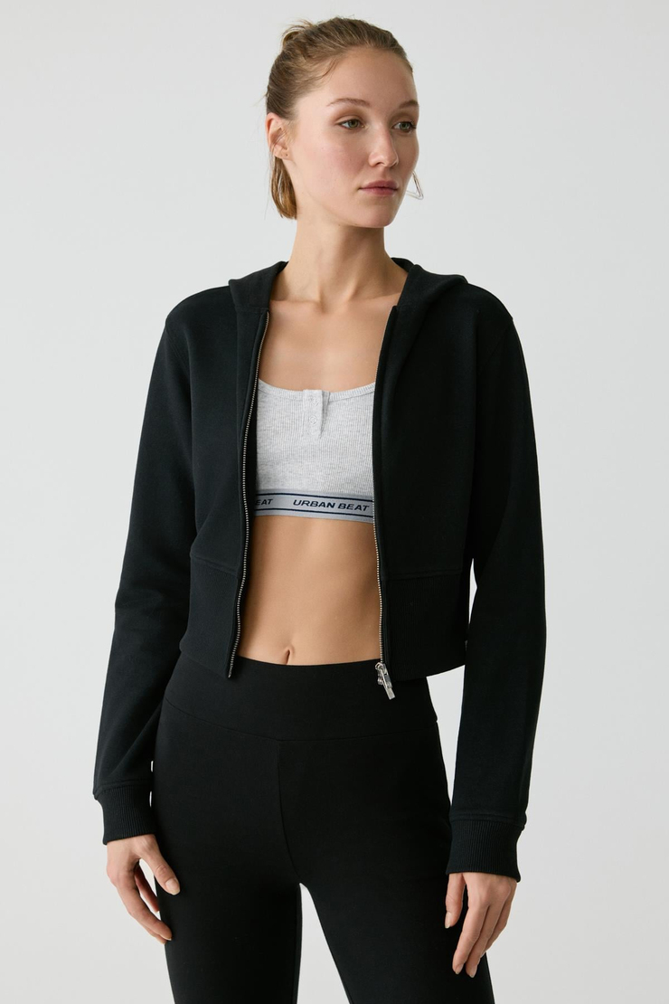 KERRI Kadın Siyah Sweatshirt