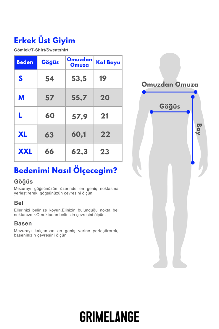 KHARY Erkek Nakış Detaylı %100 Organik Pamuk Oversize Bisiklet Yaka Sarı T-Shirt