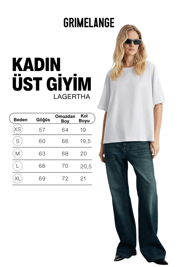 LAGERTHA Kadın Beyaz T-Shirt