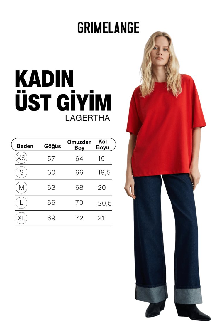 LAGERTHA Kadın Kırmızı T-Shirt