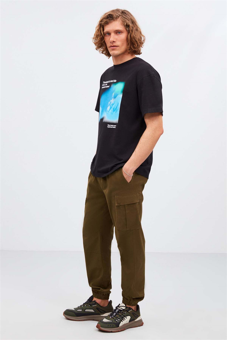 LANDHİKE Örme Oversize 990  T-Shirt