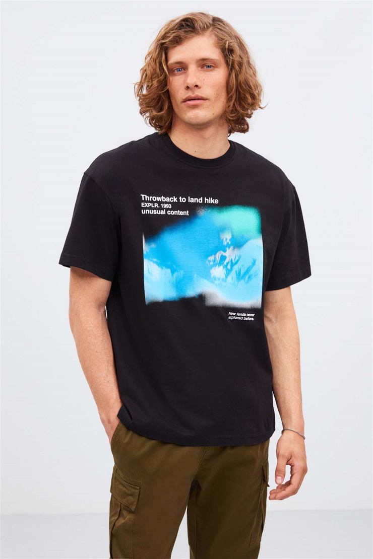 LANDHİKE Örme Oversize 990  T-Shirt