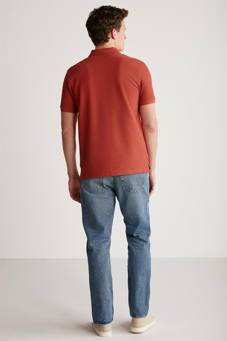 LAPORTE Örme Regular Kiremit Rengi  T-Shirt