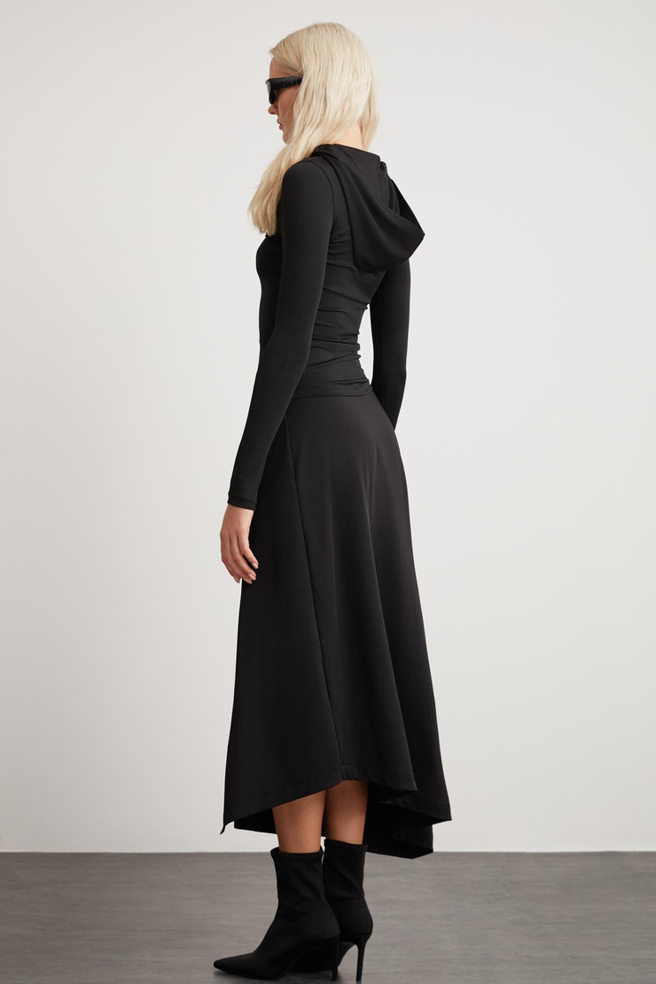 LAYANA  Slim Siyah Tekli Body