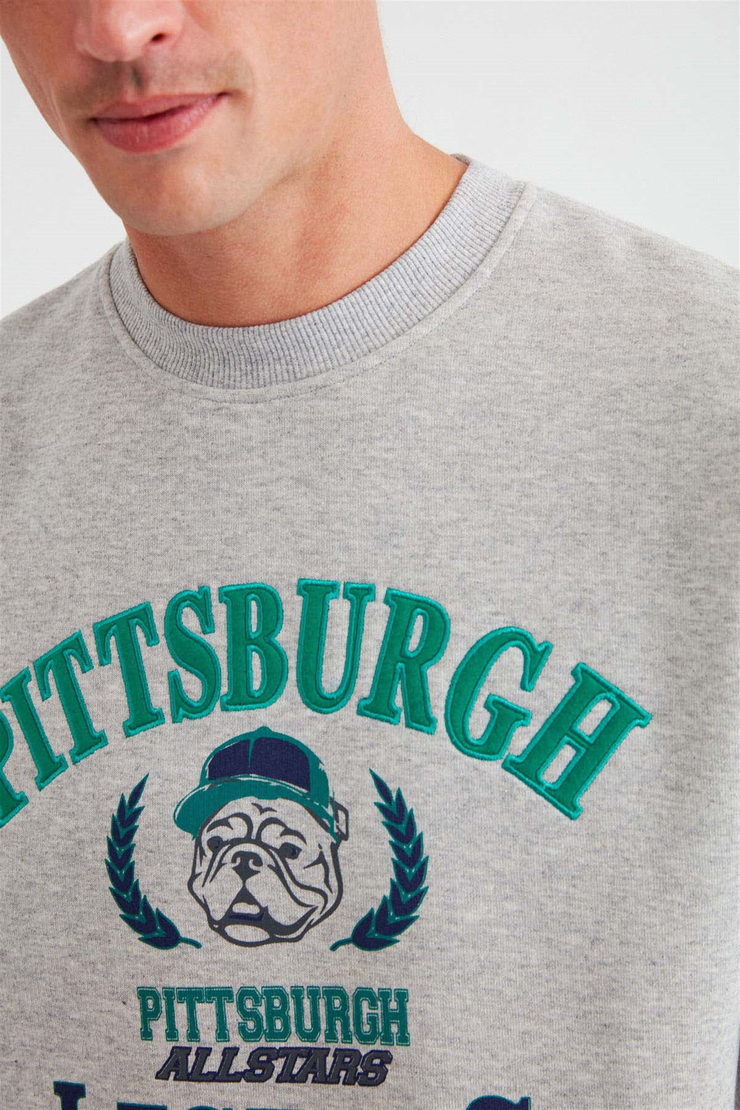 LEGENDS Örme Oversize Grimelanj  Sweatshirt